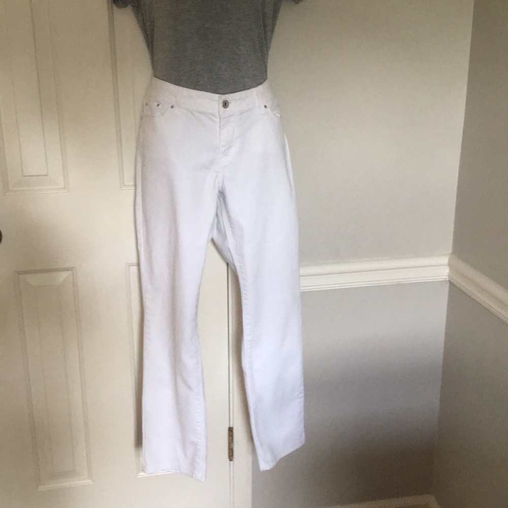 Levi Strauss Straight leg white jeans